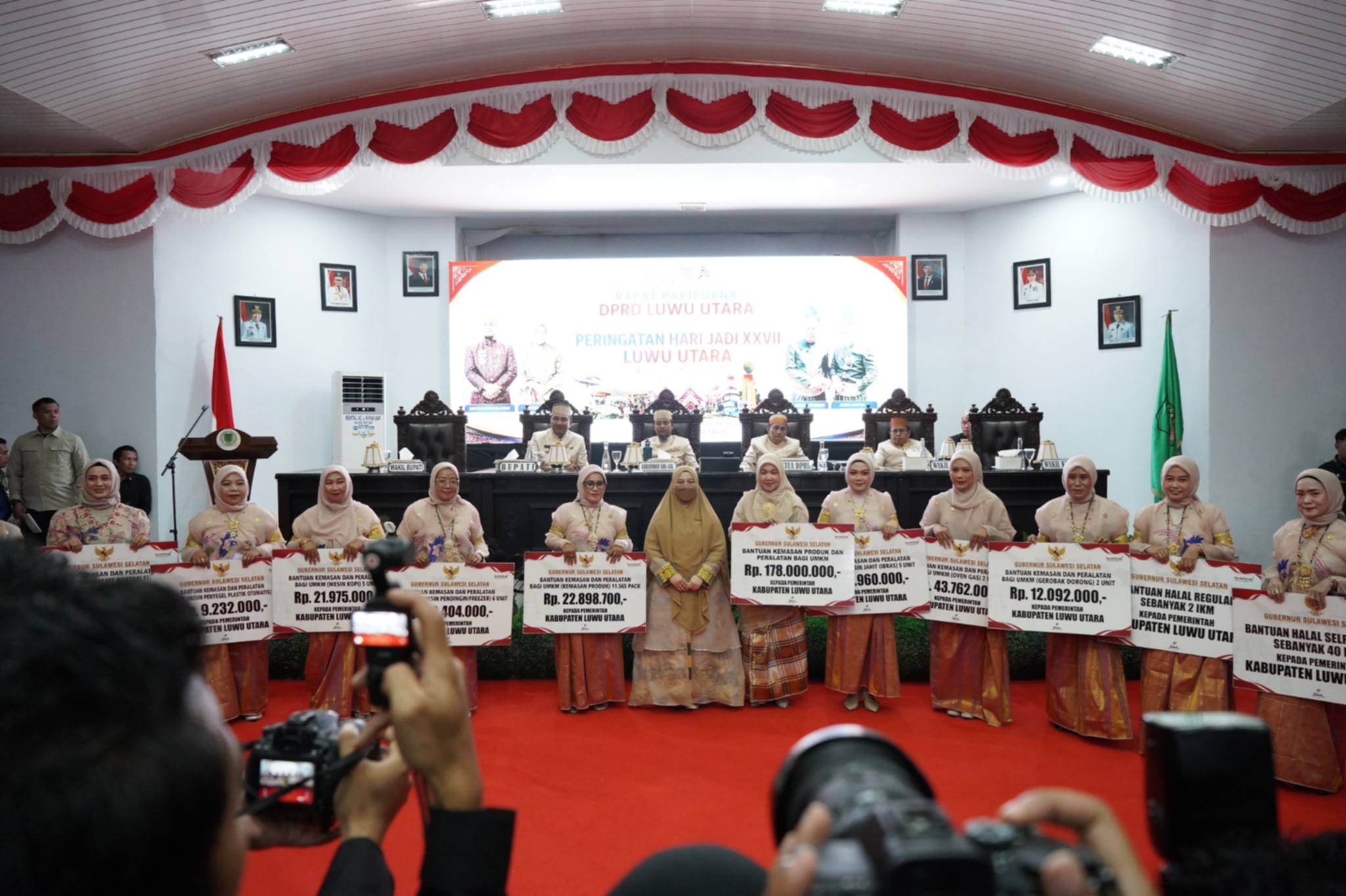 Dihadiri Gubernur Sulsel, Ketua DPRD Pimpin Rapat Paripurna HUT ke-27 Luwu Utara