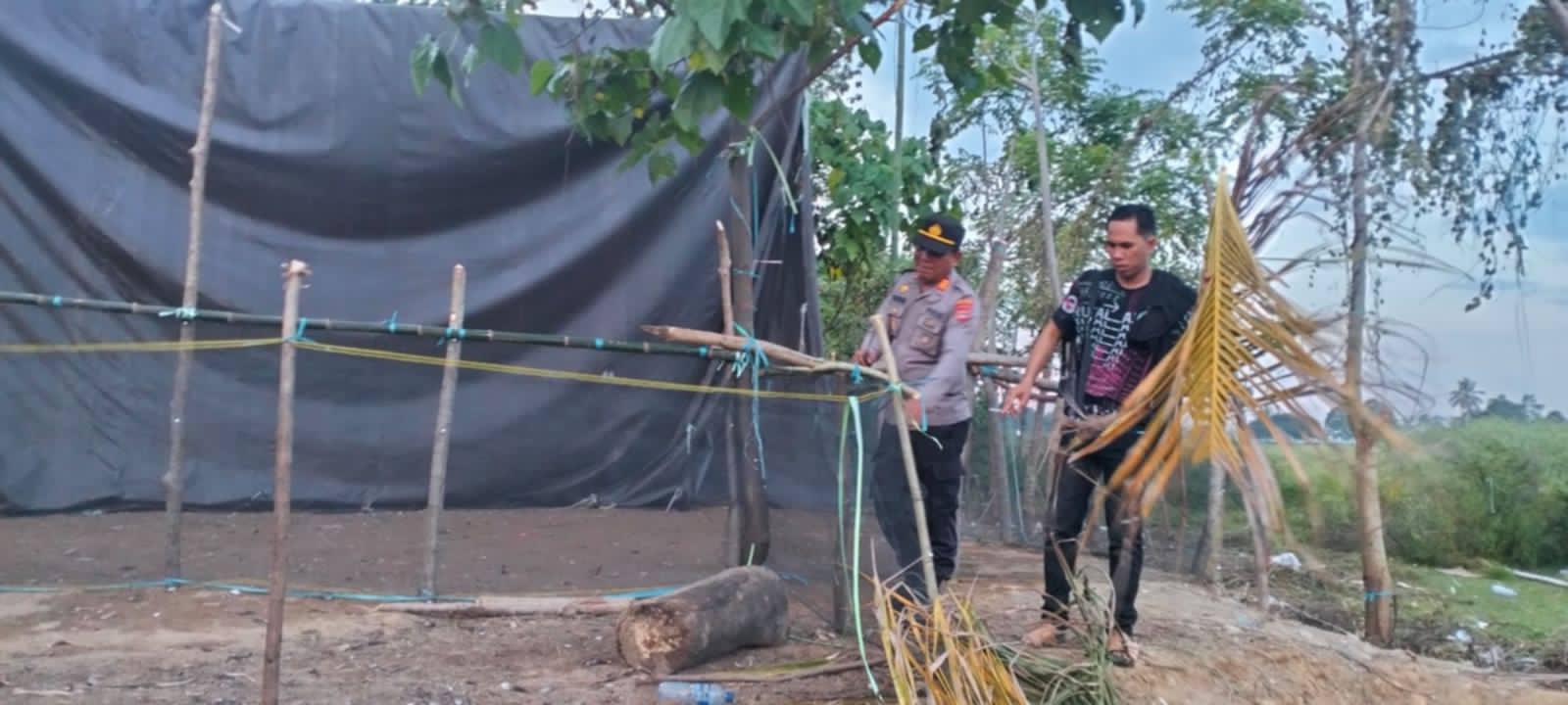 Sikapi Aduan Warga, Polsek Lamasi Bongkar Arena Sabung Ayam di Lamasi