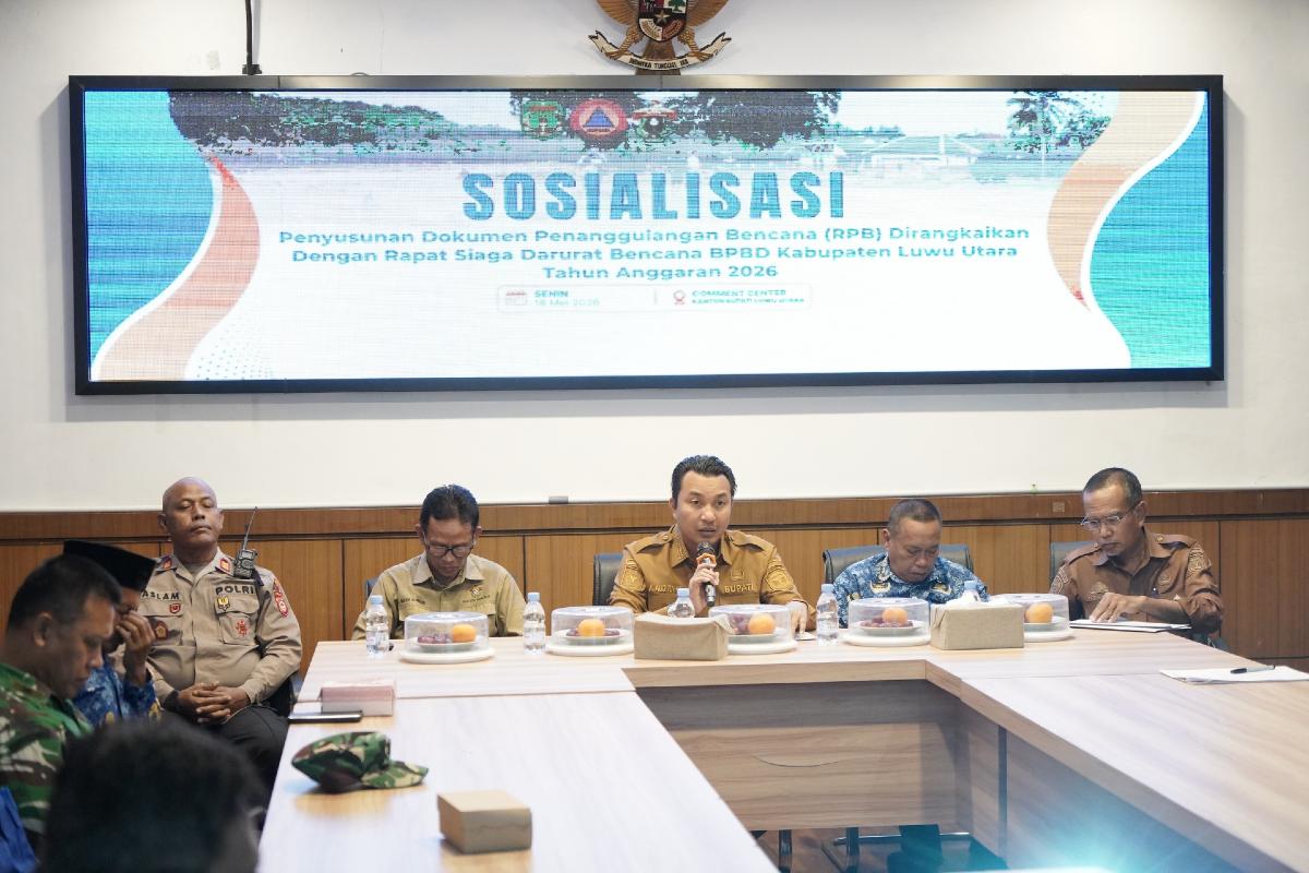 Banjir Meluas di Sejumlah Kecamatan, Pemkab Lutra Tetapkan Tanggap Darurat