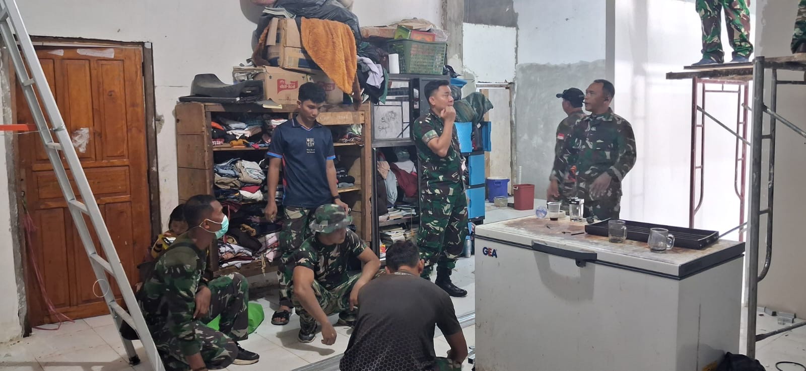 Wujud Kepedulian TNI AD, Kodim Palopo Rehab Panti Asuhan Nur Ilahi