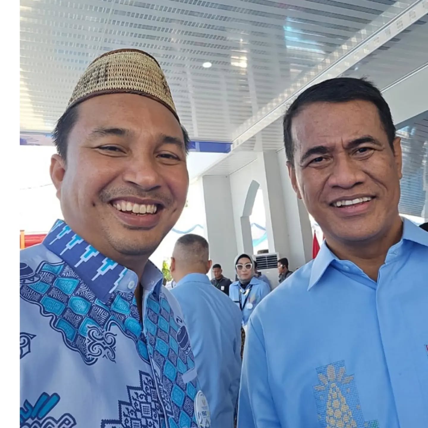 Kenakan Upia Karanji, Bupati Luwu Utara Tampil Kompak Bareng Mendagri dan Mentan di PENAS XVII Gorontalo