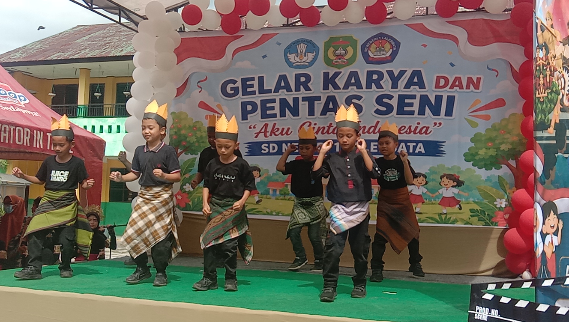 Libatkan 400 Siswa, Pentas Karya dan Seni SDN 1 Lalebbata Palopo Berlangsung Meriah