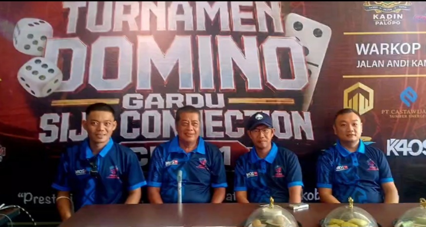 Ketua Kadin Palopo Buka Turnamen Sija Connection 2026, Trisal Tahir: .Jadi Ajang Silaturahmi Atlet Domino