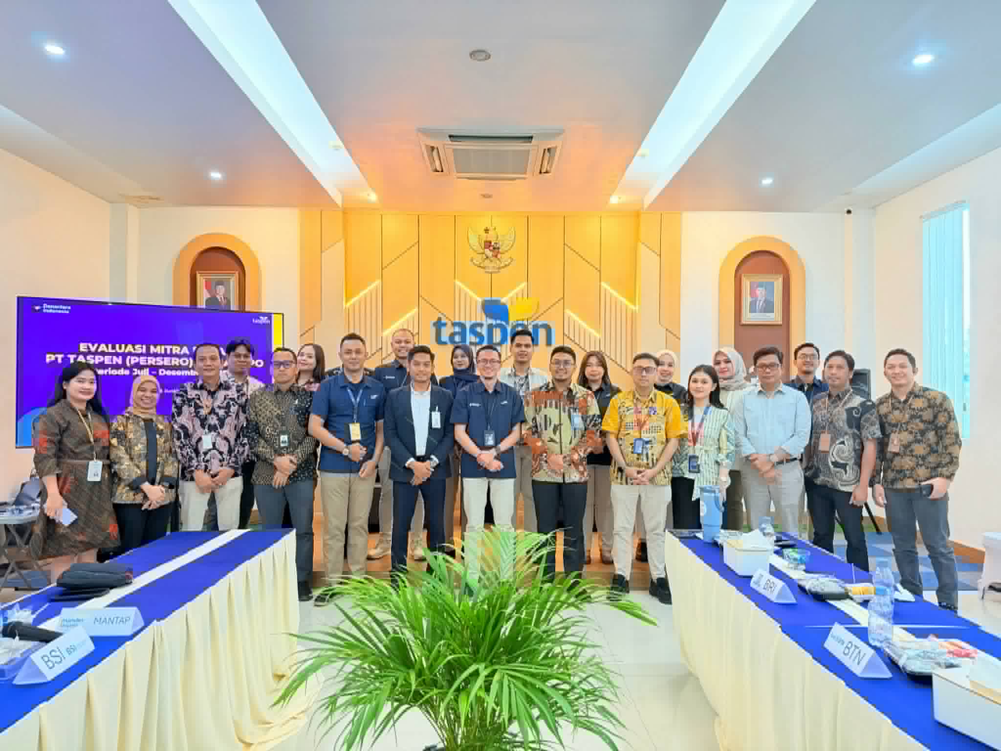 TASPEN Palopo Laksanakan Evaluasi Mitra Bayar Periode Juli–Desember 2025