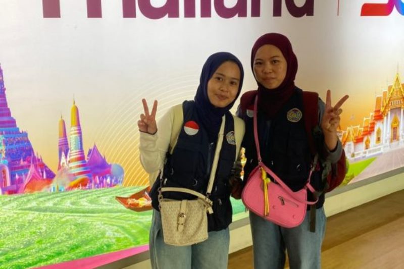 Tiba di Bangkok, Dua Mahasiswa UMPalopo Jalani Magang Internasional