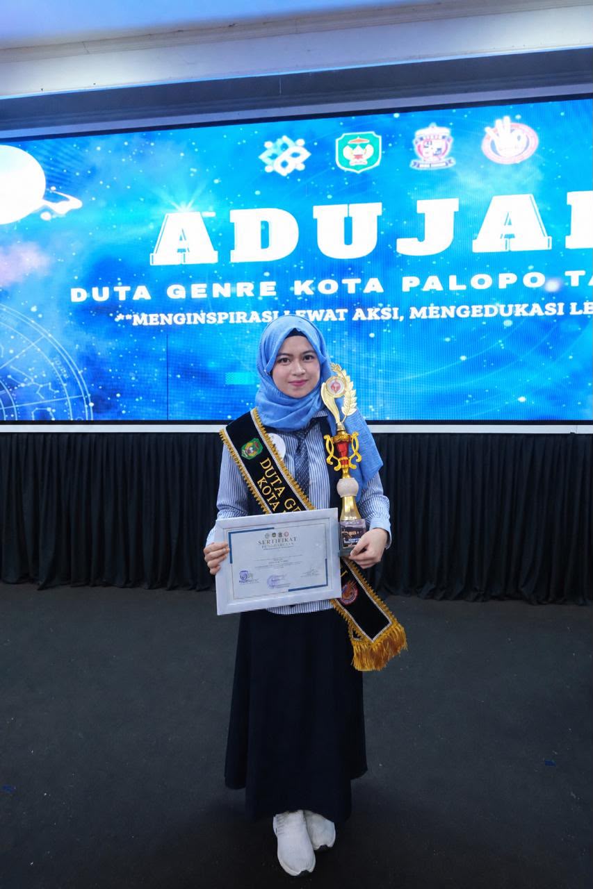 Mahasiswi Hukum UNANDA Intan Salsabila Raih Gelar Duta GenRe Kota Palopo 2026