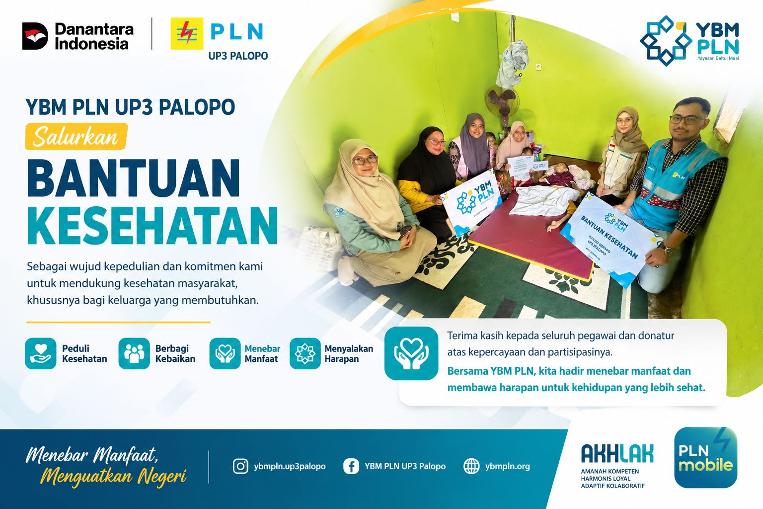 Perjuangan Seorang Ayah untuk Sang Anak, YBM PLN UP3 Palopo Hadirkan Harapan bagi Muhammad Aswan