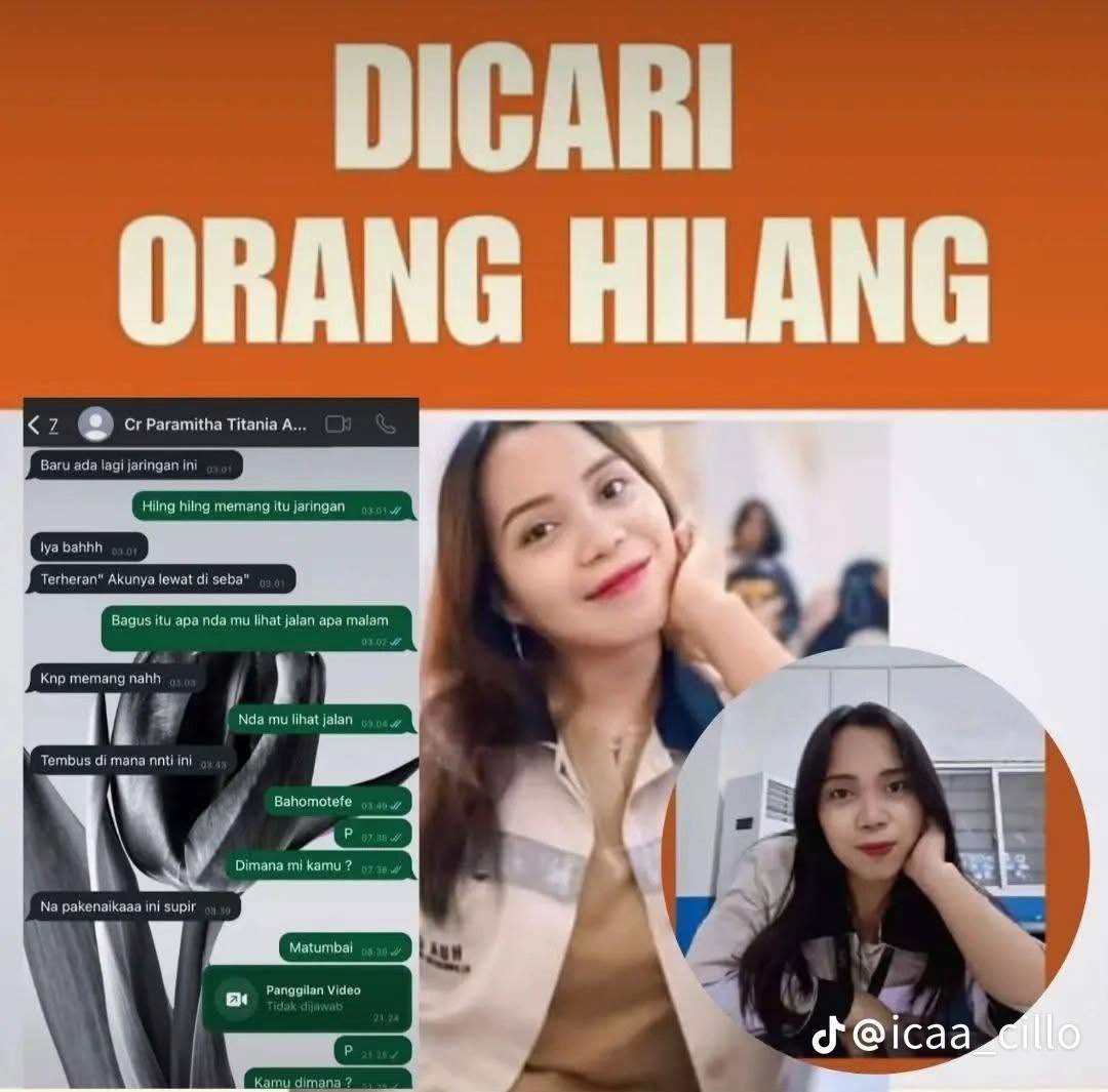 Mita Gadis Asal Wajo Sudah Dua Tahun Hilang di Morowali, Sarat Kejanggalan… Keluarganya Sudah Lapor Polisi