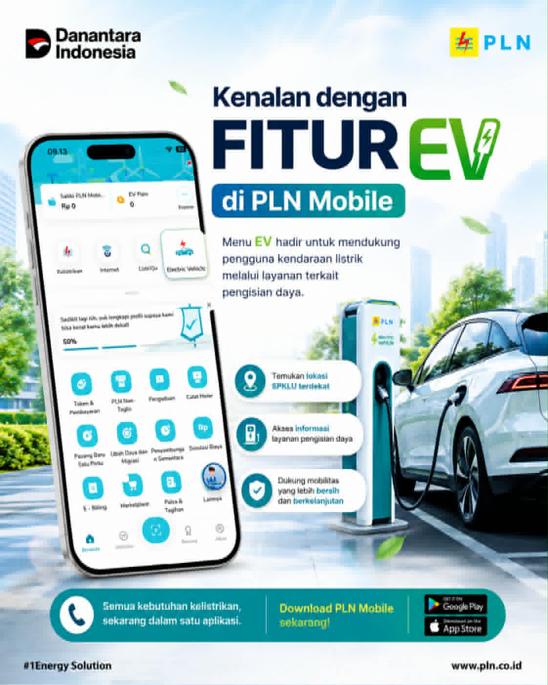 PLN UP3 Palopo Ajak Masyarakat Manfaatkan Fitur EV di PLN Mobile