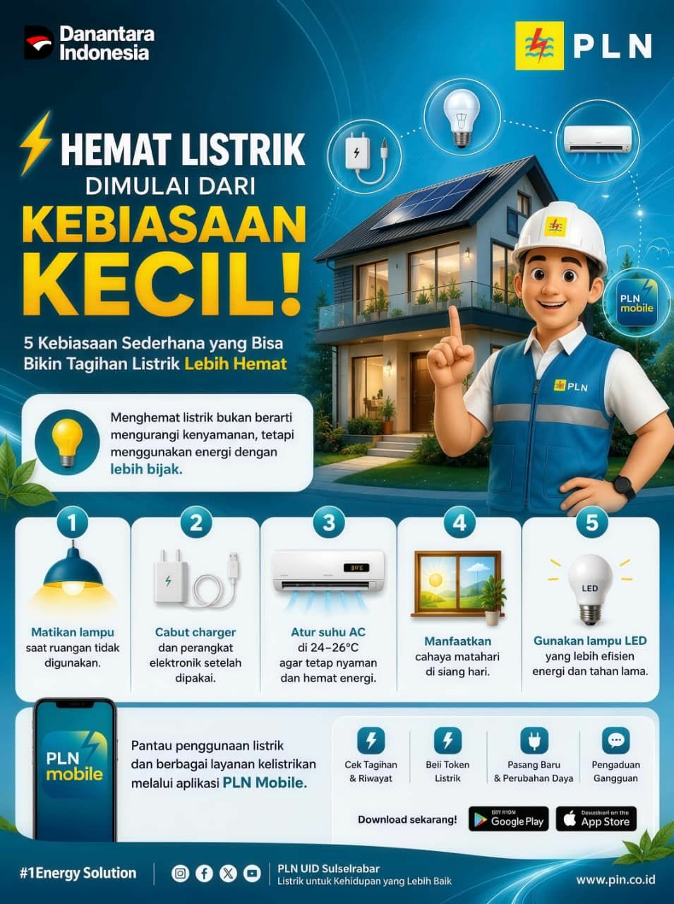 PLN UP3 Palopo Ajak Masyarakat Terapkan Kebiasaan Hemat Listrik untuk Masa Depan yang Berkelanjutan