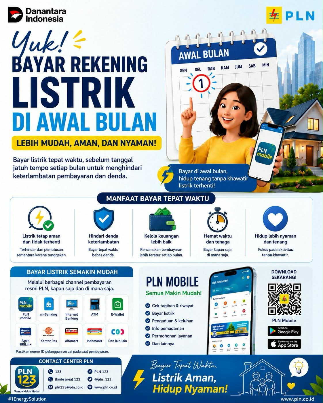 PLN UP3 Palopo Ajak Pelanggan Bayar Rekening Listrik di Awal Bulan, Lebih Mudah dan Bebas Khawatir