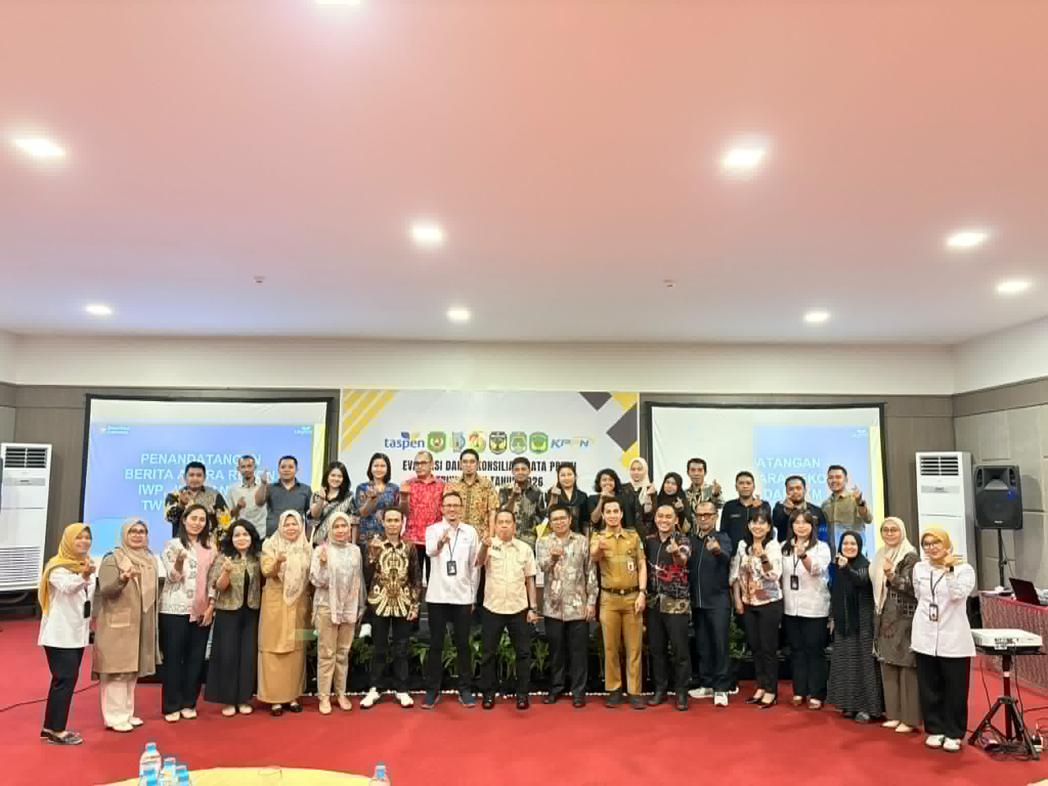 TASPEN Palopo Gelar Evaluasi dan Rekonsiliasi Data Premi Triwulan II Tahun 2026, Perkuat Sinergi dengan Pemerintah Daerah