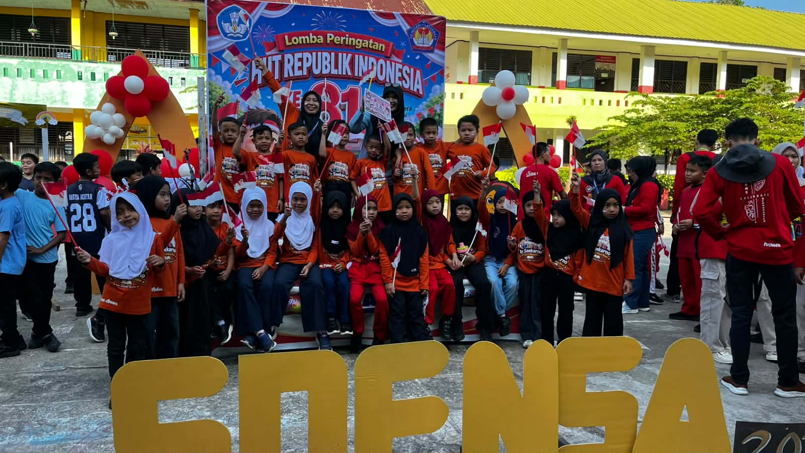 Libatkan Orang Tua Siswa, SDN 1 Lalebbata Palopo Gelar Berbagai Lomba Meriahkan HUT ke-81 Proklamasi RI