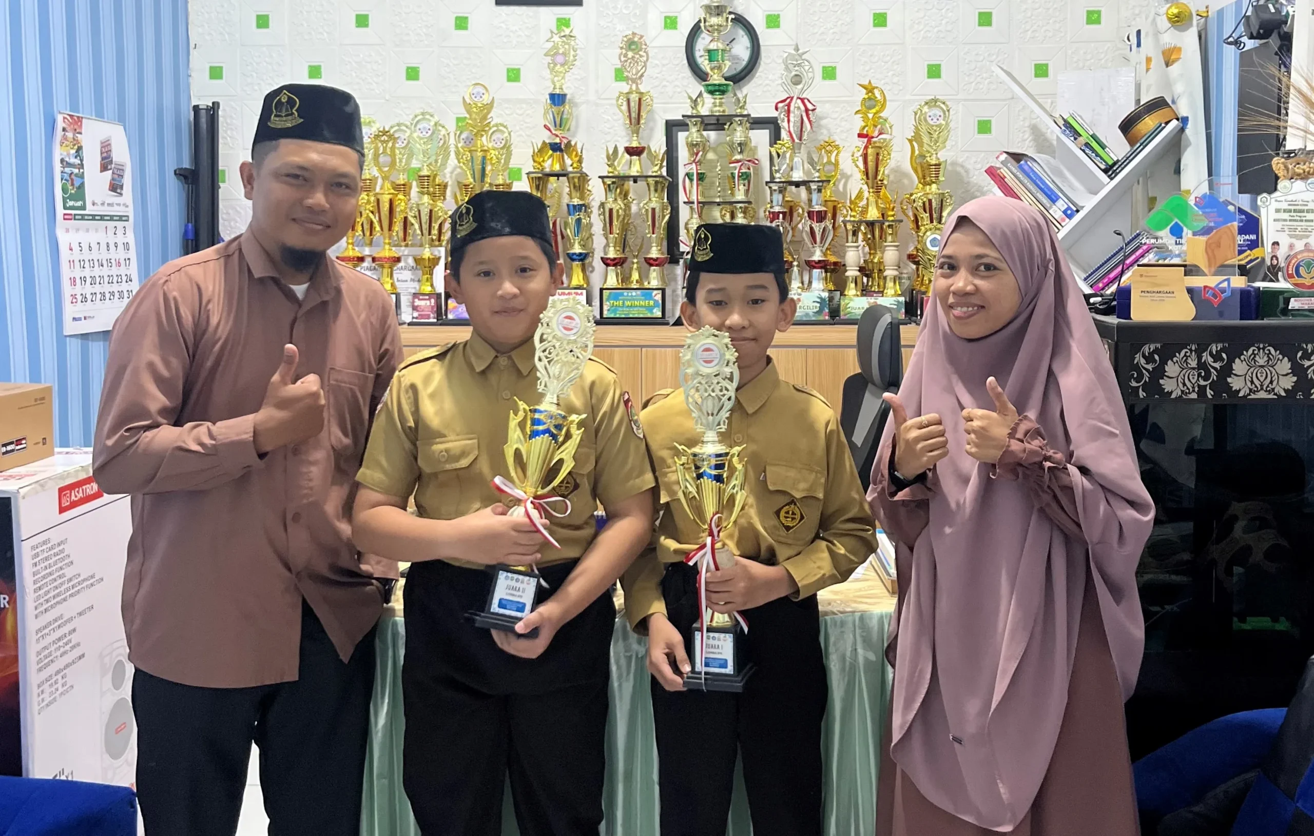 Harumkan Nama Sekolah, Dua Siswa SDIT Insan Madani Palopo Wakili Sulsel ke OSN Tingkat Nasional