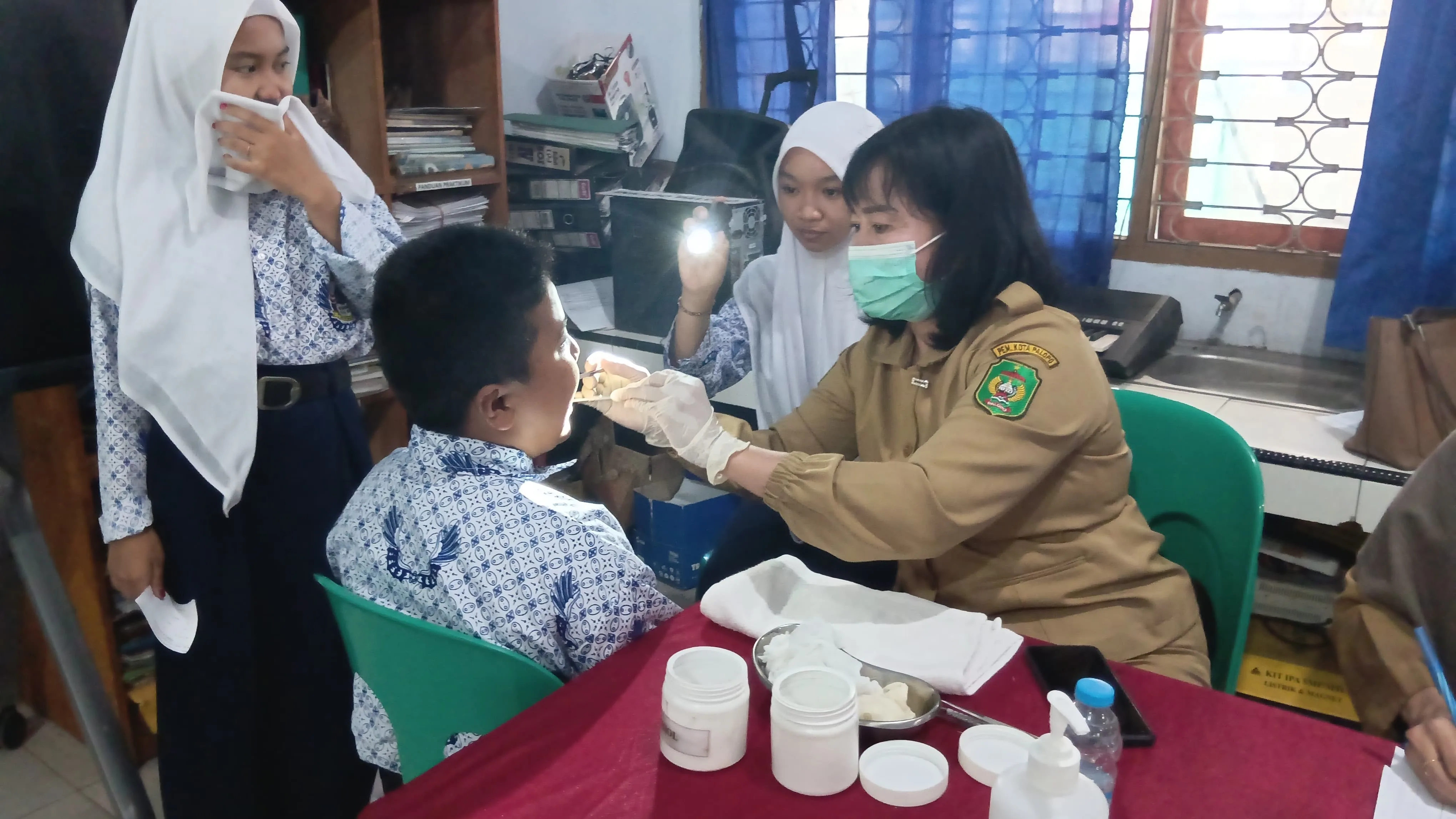 Kerjasama Puskesmas Wara Utara, Pemeriksaan CKG di SMPN 1 Palopo Jangkau 20 Rombel