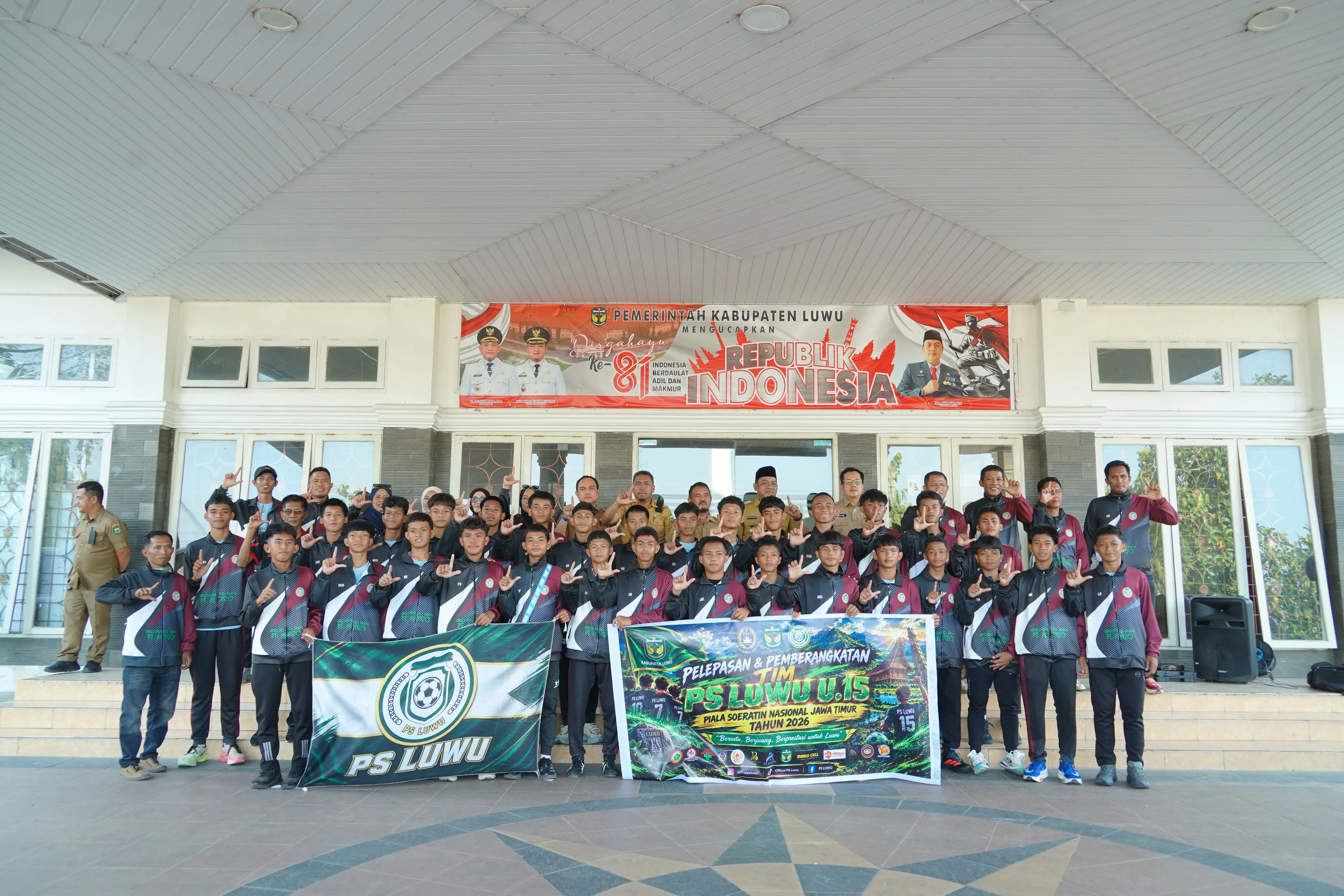 PS Luwu U-15 Berangkat ke Jawa Timur, Wakili Sulsel di Piala Soeratin Nasional