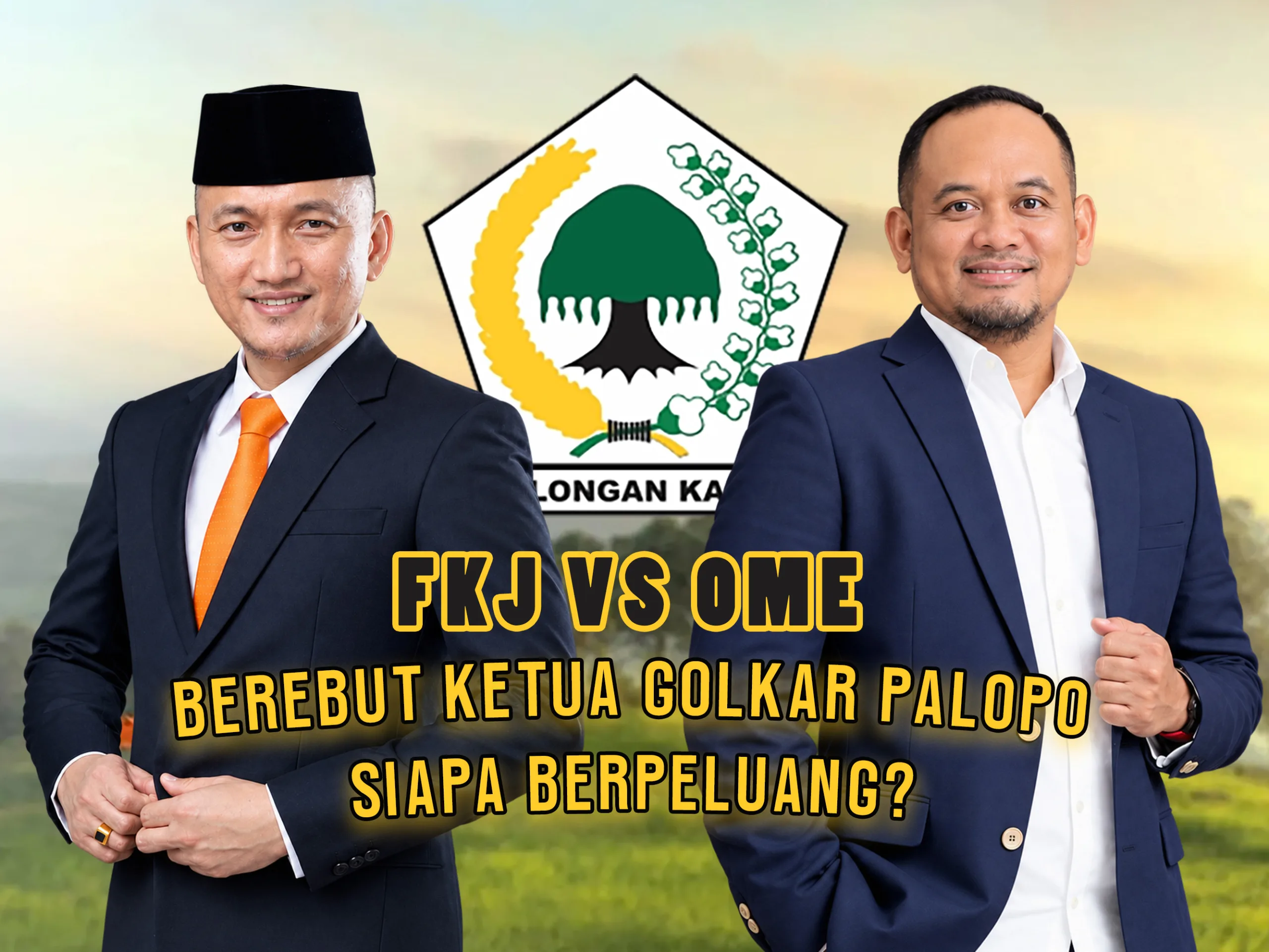 Berlabuh di Golkar, FKJ Vs Ome Menguat Pimpin “Beringin Palopo, Siapa Berpeluang?