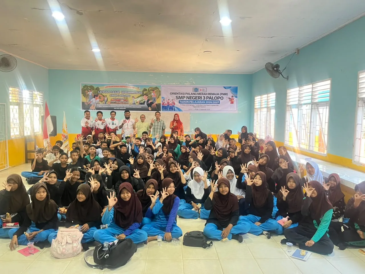 SMPN 3 Palopo Gelar LDK OSIS dan Orientasi PMR, Bentuk Pemimpin Muda Berkarakter