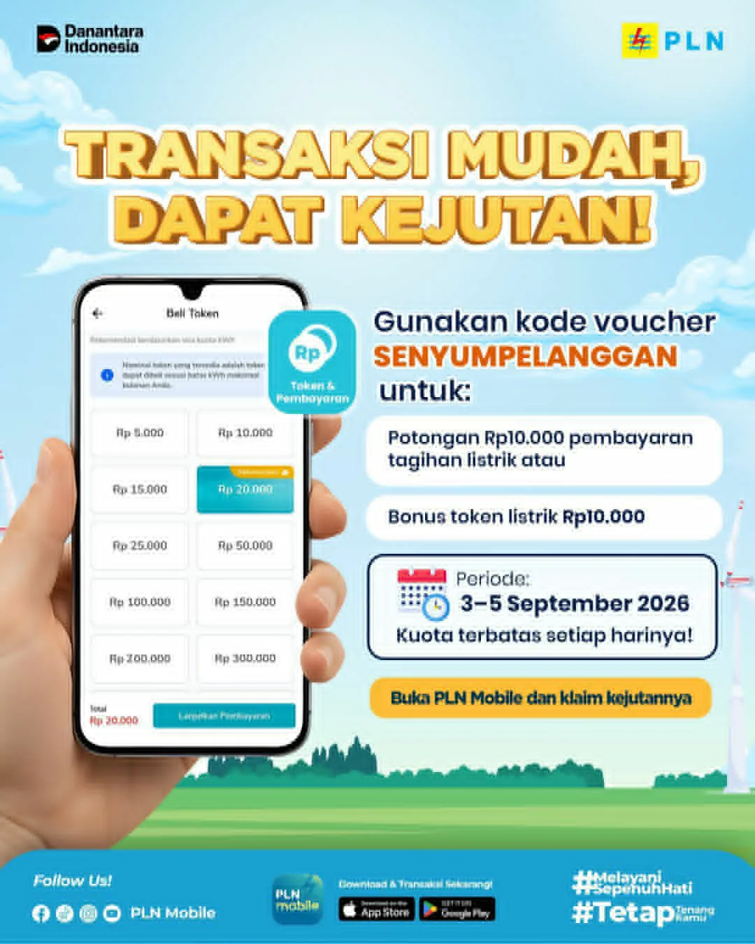 Transaksi Mudah, Dapat Kejutan! PLN Hadirkan Promo Spesial Hari Pelanggan Nasional