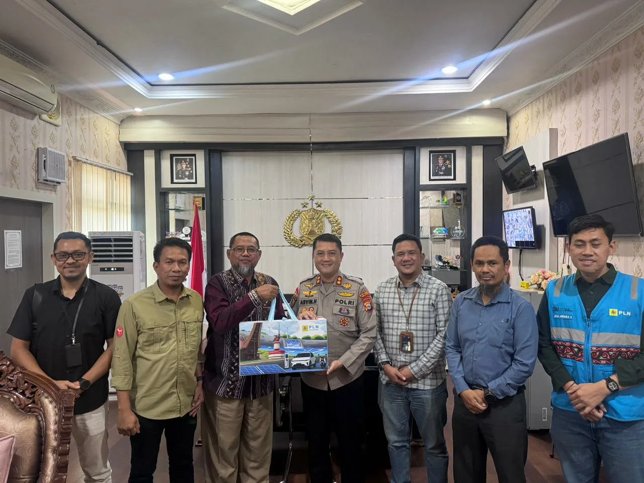 PLN UP3 Palopo Perkuat Sinergi dengan Polres Palopo, Bahas Kelistrikan dan Pengamanan Aset PLN