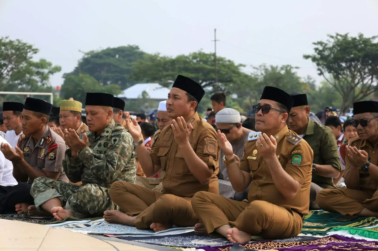 Sholat Istisqa Bersama Masyarakat dan Pemda Lutra, Andi Rahim: Kemarau Panjang Melanda Ujian dari Allah SWT