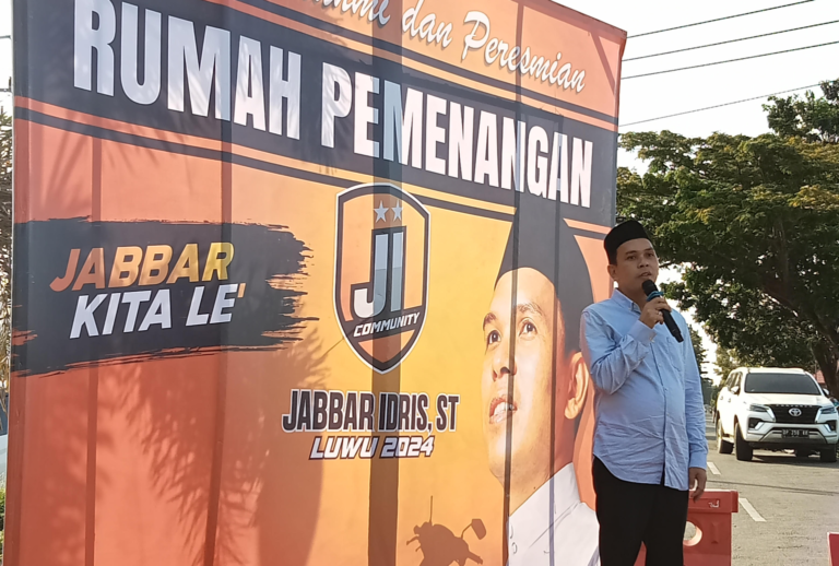 Resmikan Rumah Pemenangan, Jabbar Idris: Saya Siap Maju Pilkada Luwu 